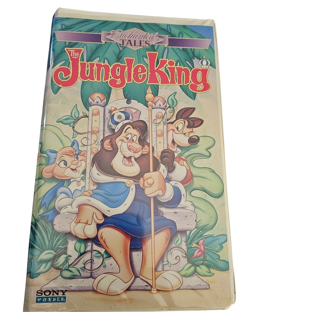 The Jungle King VHS Enchanted Tales Sony Wonder 1994 Animated Movie